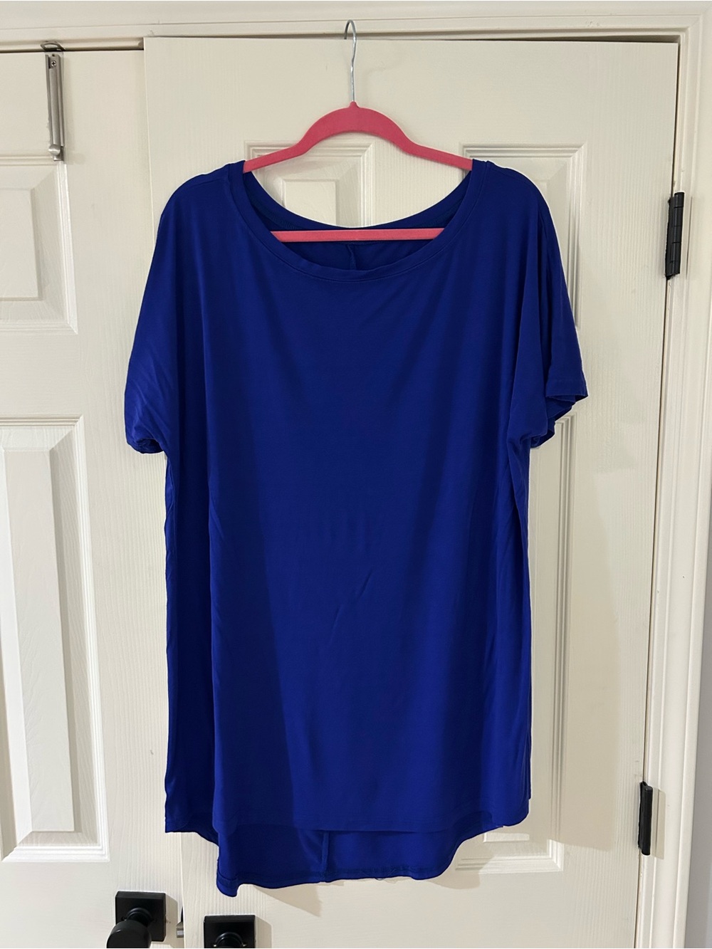 Women’s Short Sleeve Tunic Top in Royal Blue